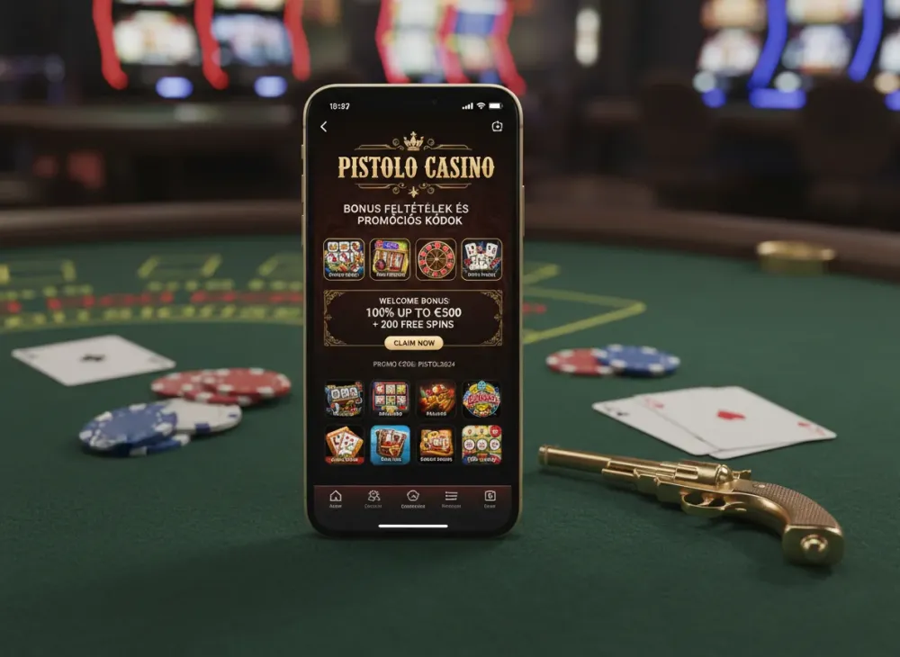 Pistolo casino bonus útmutató kaszinóajánlatokhoz